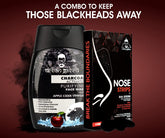 Urbangabru Nose Strips Blackhead/Whiteheads Remover (4 Strips) + BHA Serum to Treat Pores (Nose Strips + Charcoal Face Wash)